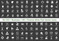 96 Ceo, HR, Business, Finance icons. Vector flat white icons.